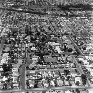 Aerial view of Malvern 1940